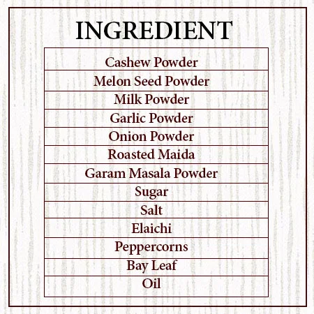 white gravy ingredient